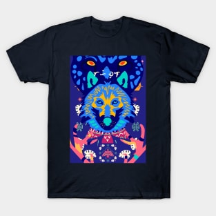 Blue wolf T-Shirt